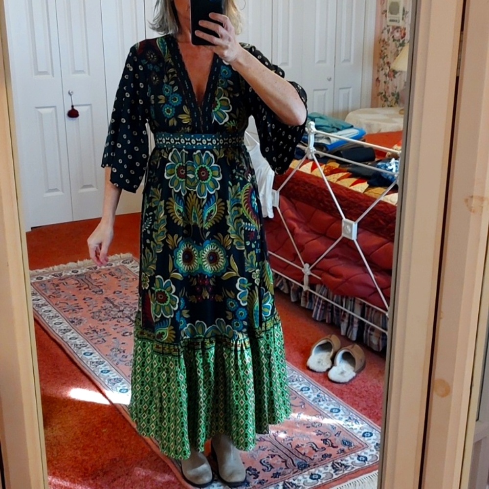 Nwt stellar Bohemian dress S
